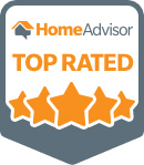 Plano HomeAdvisor Top Rated Badge